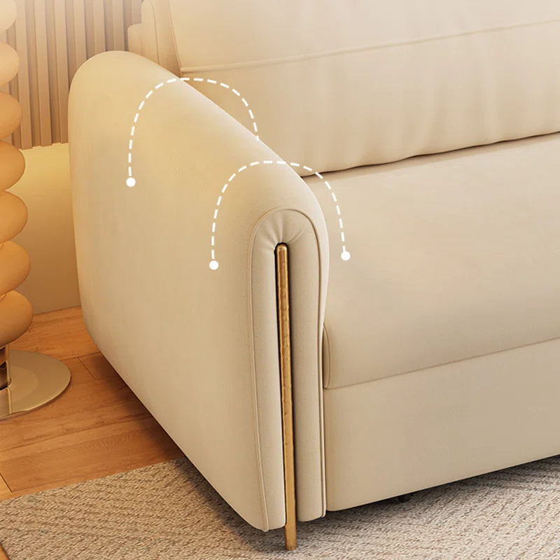 Sofa Bed: 70.8'' Upholstered Sleeper Sofa Cum Bed