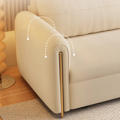 Sofa Bed: 70.8'' Upholstered Sleeper Sofa Cum Bed
