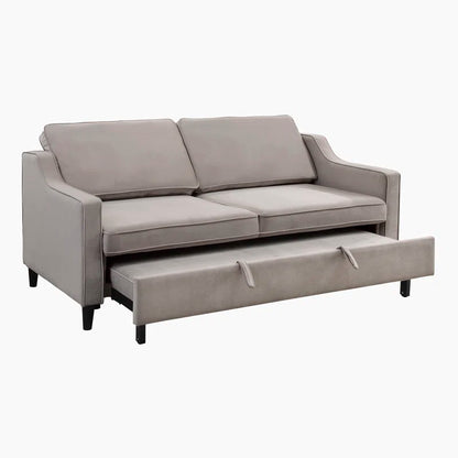 Sofa Bed: 71.5'' Velvet Convertible Sofa Cum Bed