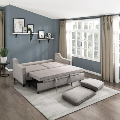 Sofa Bed: 71.5'' Velvet Convertible Sofa Cum Bed