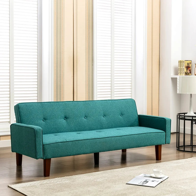 Sofa Bed: 75'' Upholstered Sleeper Sofa Cum Bed