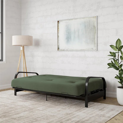 Sofa Bed: 77'' Upholstered Futon Sofa Cum Bed