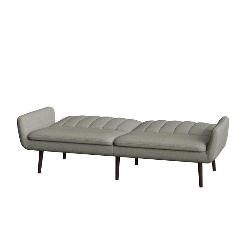 Sofa Bed: 81.25'' Upholstered Tufted Sofa Cum Bed