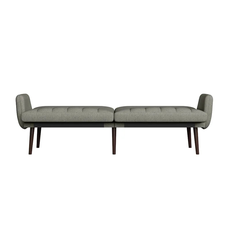 Sofa Bed: 81.25'' Upholstered Tufted Sofa Cum Bed