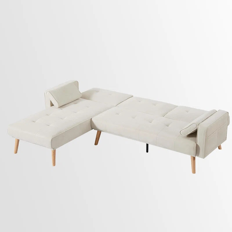 Sofa Bed: 95'' Wide Sleeper L Shape Sofa Cum Bed