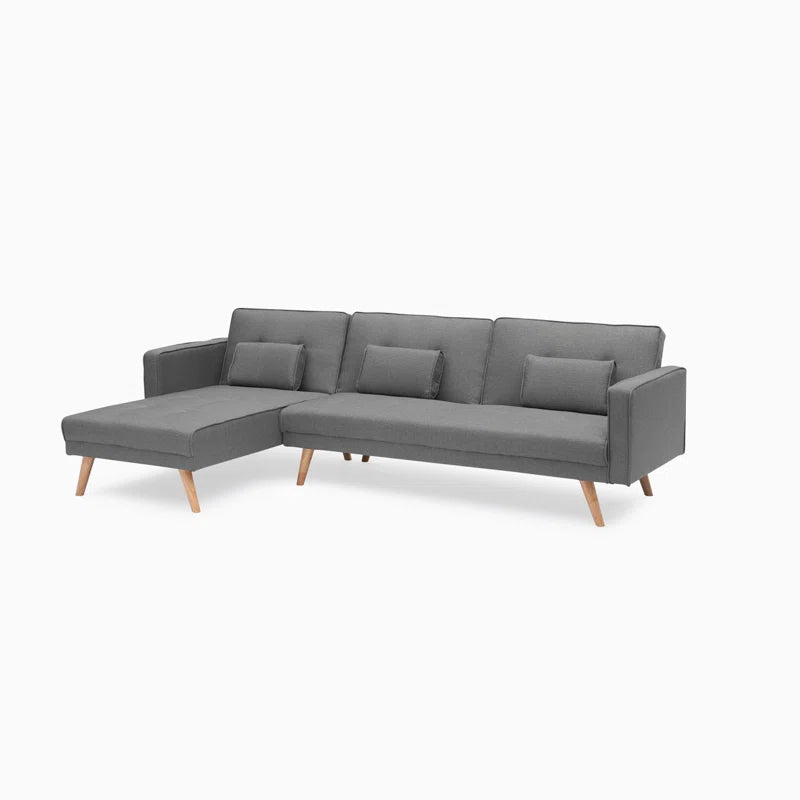 Sofa Bed: Dark Gray L Shape Sofa Cum Bed