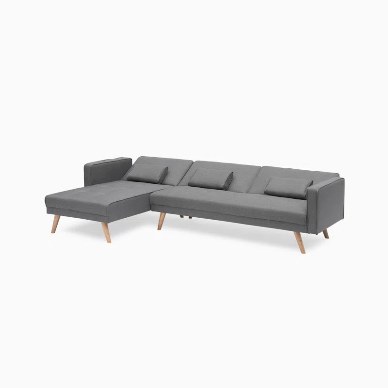 Sofa Bed: Dark Gray L Shape Sofa Cum Bed