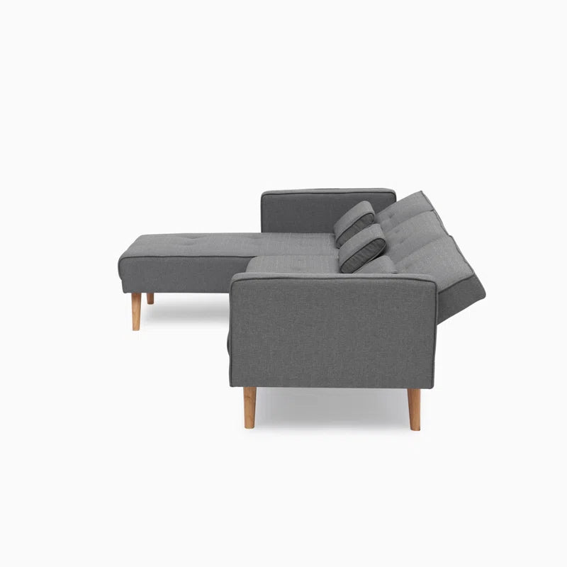 Sofa Bed: Dark Gray L Shape Sofa Cum Bed