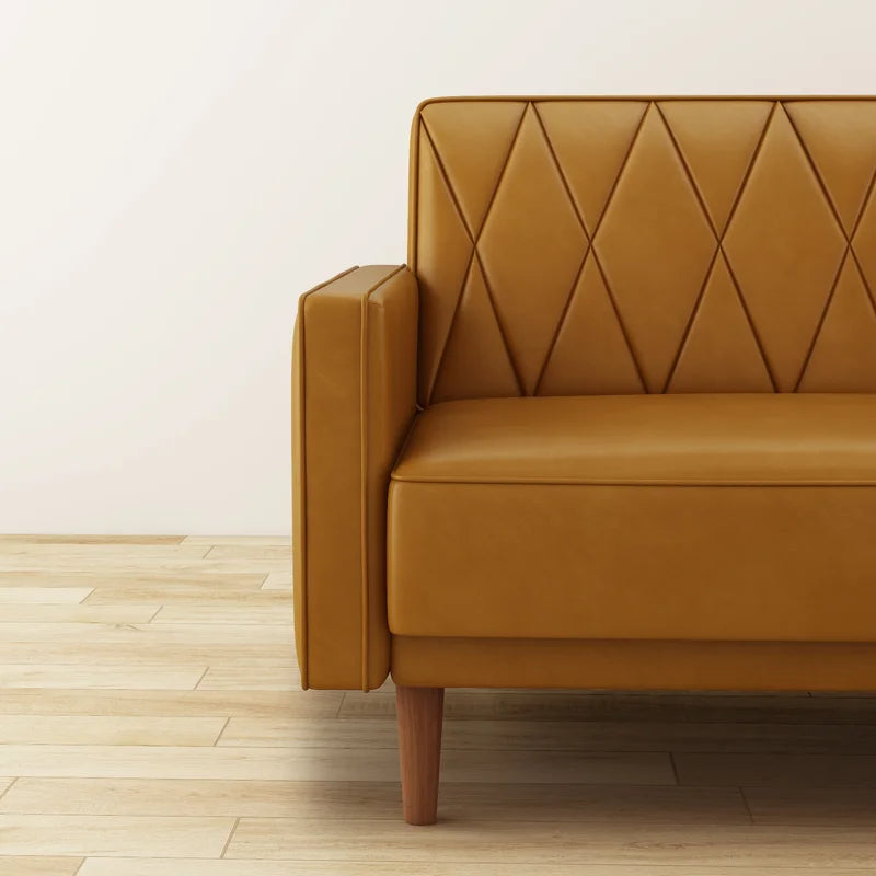 Sofa Bed: Leather Sectional L Shape Sofa Cum Bed