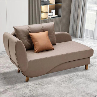 Sofa Bed: Upholstered Chaise Lounge Sofa Cum Bed