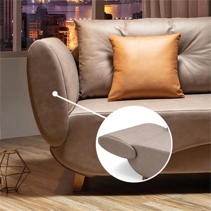 Sofa Bed: Upholstered Chaise Lounge Sofa Cum Bed