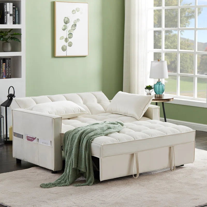Sofa Cum Bed: 58.26'' Upholstered Sofa Bed