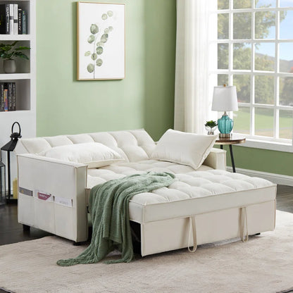 Sofa Cum Bed: 58.26'' Upholstered Sofa Bed