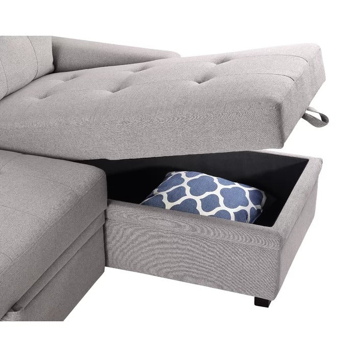 Sofa Cum Bed: Piece Upholstered Sectional