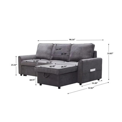 Sofa Cum Bed: Standard L Shape Sofa Cum Bed