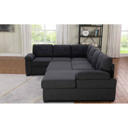 Sofa Cum Bed: Upholstered Sectional Sleeper Sofa & Chaise