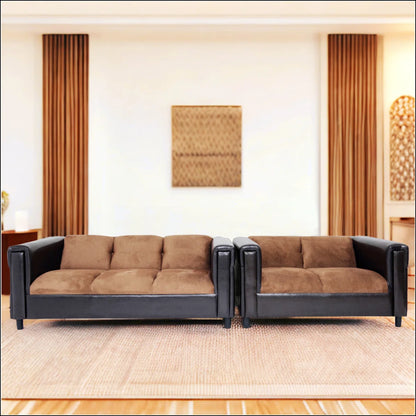 7 Seater Sofa Set: Premium Sofa Set with Solid Wood Frame