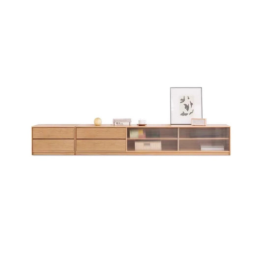 tv panel: Solid wood style tv panel