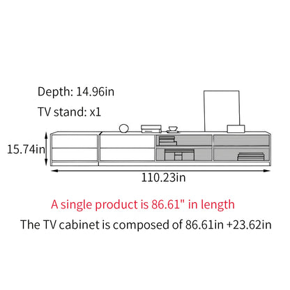 tv panel: Solid wood style tv panel