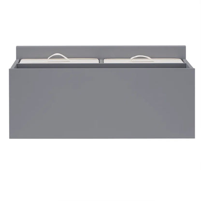 Kids Toy Storage Unit: 3-Bin Stackable Organiser with Shelf