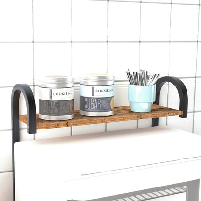 Kitchen Rack: Standard Baker's Rack Made of 35.4" Steel and Compatible with Microwave