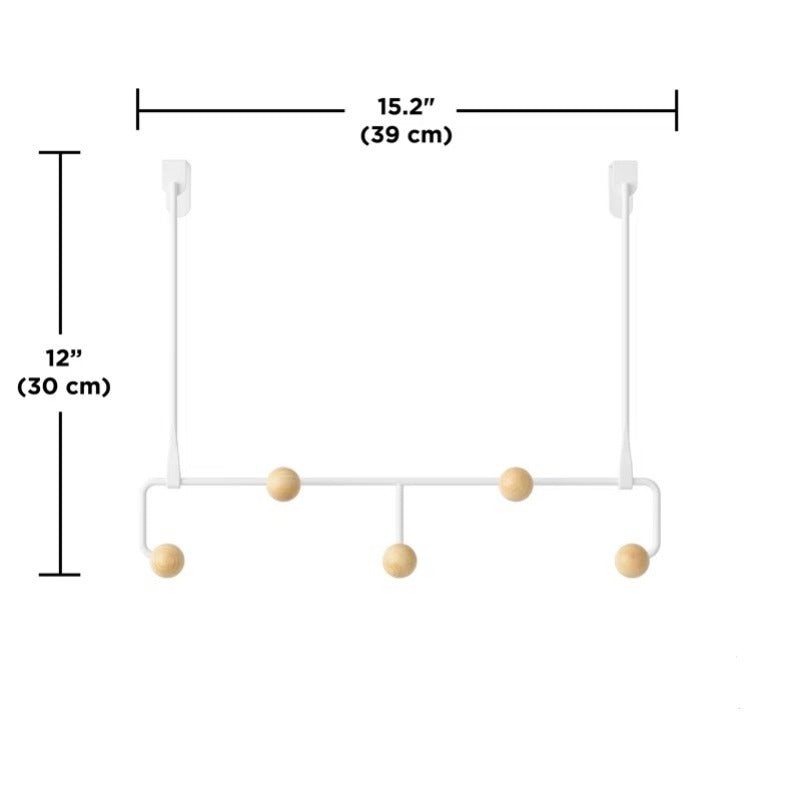 Wall Hook: Steel Hook Wall Mounted Coat Rack