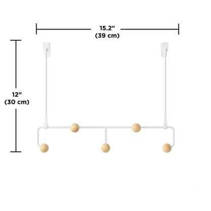 Wall Hook: Steel Hook Wall Mounted Coat Rack