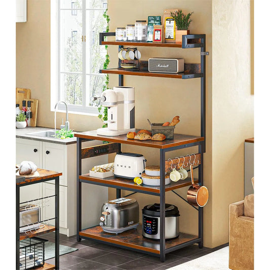 Kitchen Rack: Steel Standard Baker's Rack with Microwave Compatibility