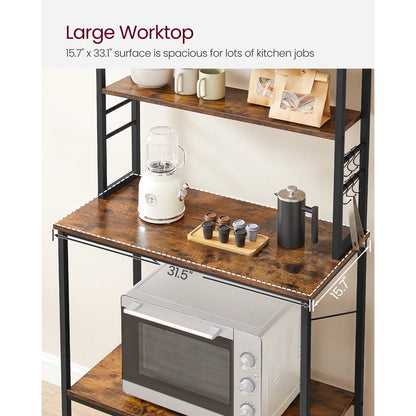 Microwave Stands: Stylish Baker's Rack in Storage space made in Steel's