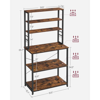 Microwave Stands: Stylish Baker's Rack in Storage space made in Steel's