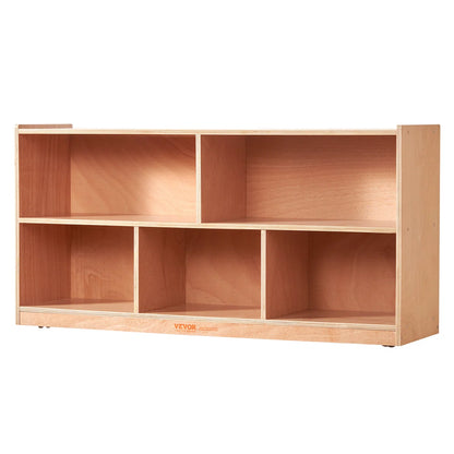 Kids Toy Storage Unit – 5-Compartment Wooden Organiser Cabinet for Classrooms & Homes