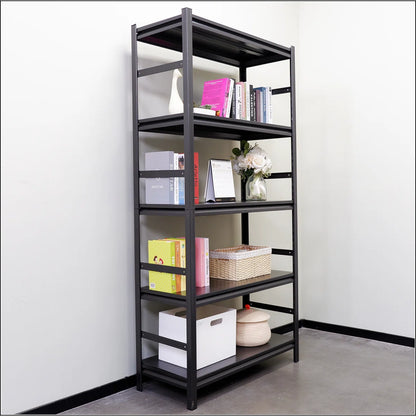 Kitchen Racks: 5-Tier Heavy-Duty Metal Shelving Unit with Adjustable Shelves and Kitchen Storage Rack