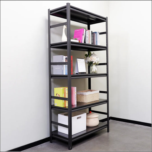 Kitchen Racks: 5-Tier Heavy-Duty Metal Shelving Unit with Adjustable Shelves and Kitchen Storage Rack