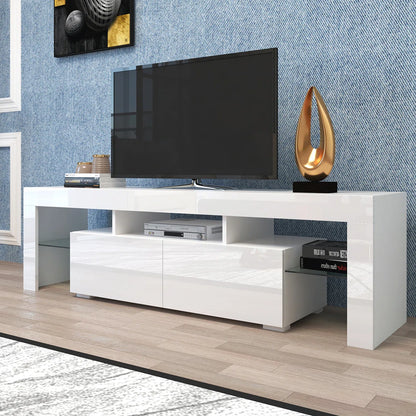 tv panel: Stylish LED tv panel with Remote Control and Multi-Function Storage Features