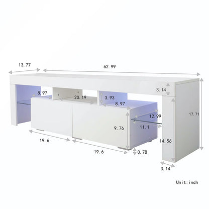 tv panel: Stylish LED tv panel with Remote Control and Multi-Function Storage Features