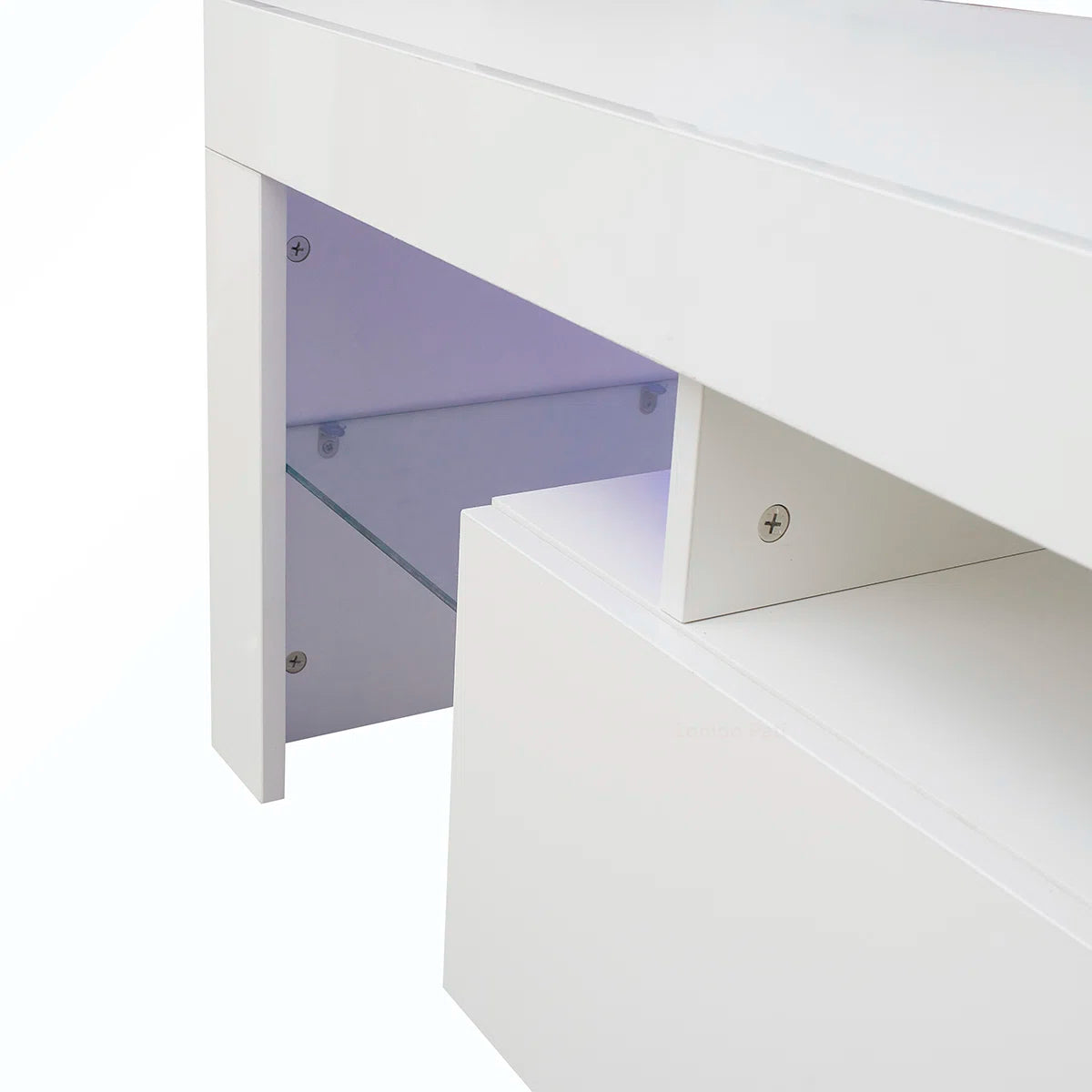 tv panel: Stylish LED tv panel with Remote Control and Multi-Function Storage Features
