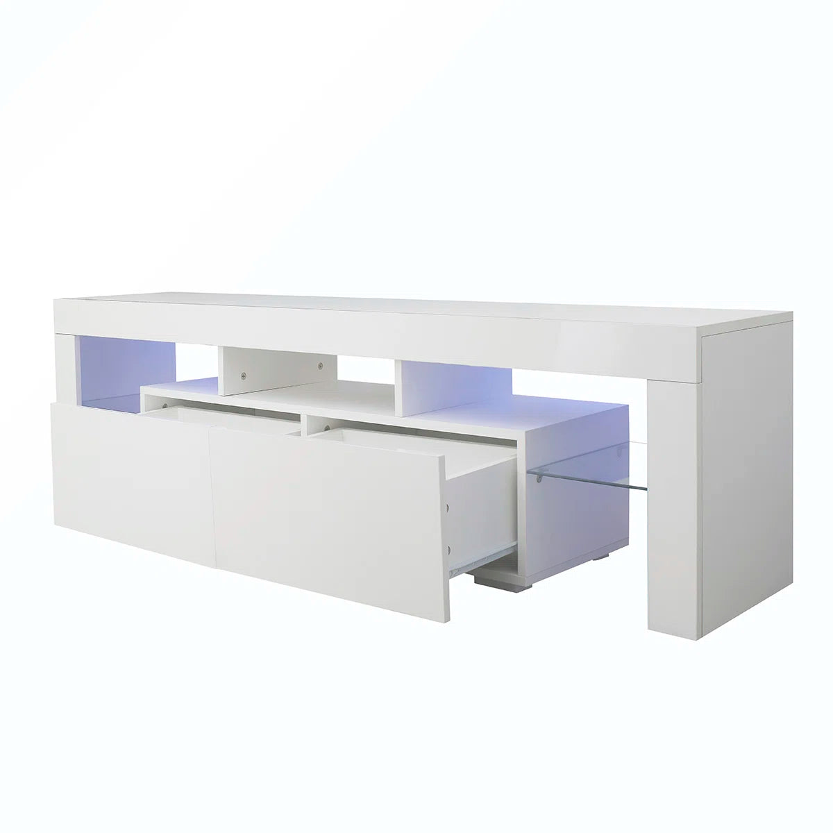 tv panel: Stylish LED tv panel with Remote Control and Multi-Function Storage Features