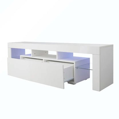 tv panel: Stylish LED tv panel with Remote Control and Multi-Function Storage Features