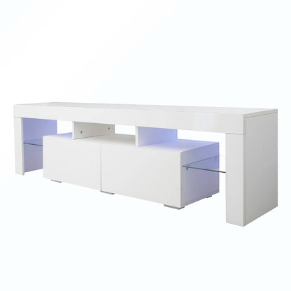 tv panel: Stylish LED tv panel with Remote Control and Multi-Function Storage Features