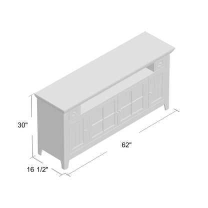 tv panel: 65" TV Wall Unit with Cabinets and Open Shelves