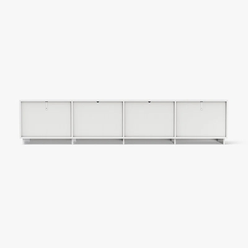 tv panel: 79.2" Nordic Style tv panel with 8 Spacious Storage Drawers