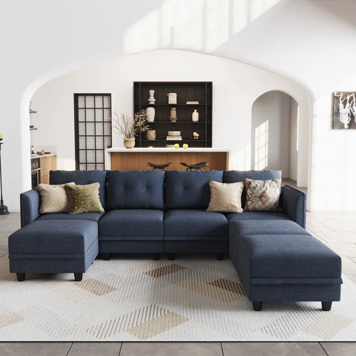 7 Seater Sofa Set: U-Shaped Modern & Stylish Sectional Sofa Set