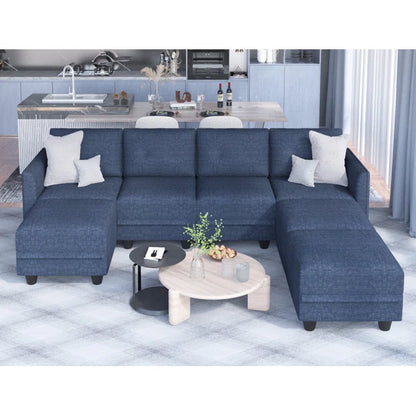 7 Seater Sofa Set: U-Shaped Modern & Stylish Sectional Sofa Set