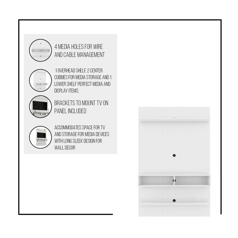 tv panel: Tomica Floating Entertainment Center for 40" and larger TVs