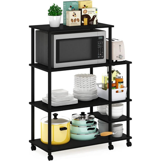 Kitchen Racks: Kitchen Turn-N-Tube Shelving Cart