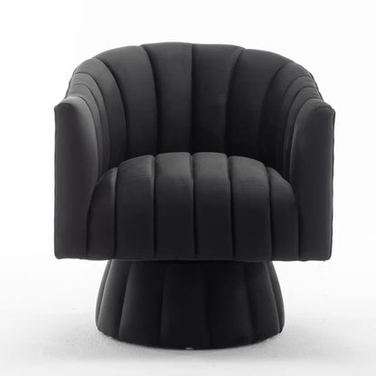 Luxury Sofa Sets: Modern Velvet 3-Piece Sofa Set with Swivel Chairs & Gold Legs