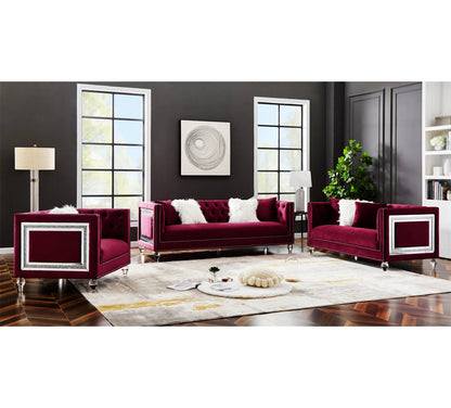 7 Seater Sofa Set: Luxurious Velvet 1+2+3 Seater Combination Sofa Set
