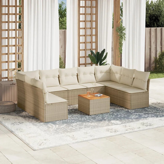 7 Seater Sofa Set:  Large Modular Garden Sofa for Outdoor Living Room