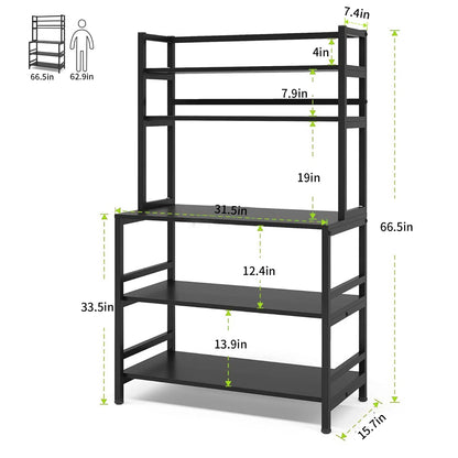 Microwave Stands: 31.5'' Stainless Steel Standard Baker's Rack with Microwave Compatibility