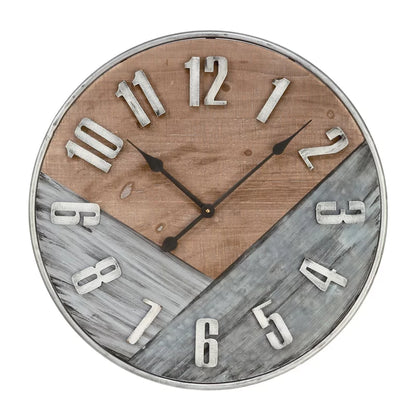 Wall Decor: Big Metal Wall Clock
